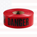 Milwaukee 77-1004 Red/Black Barricade Tape 3" x 1000'