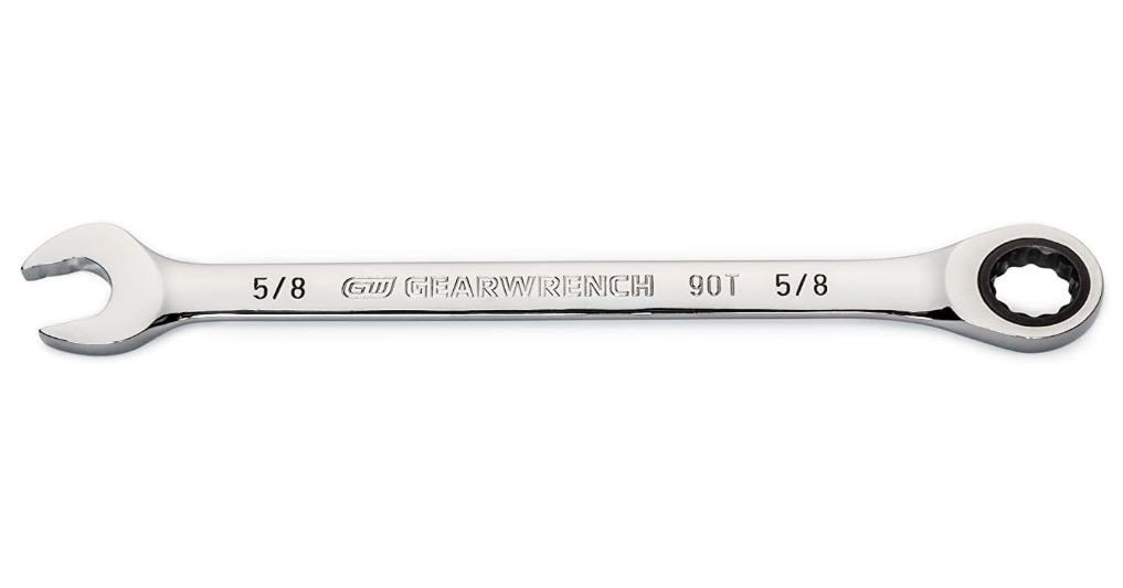 GEARWRENCH 86947 5/8" 90-Tooth Ratcheting Combination Wrench