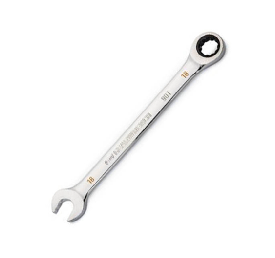 GearWrench 86918 18mm 90-tooth ratcheting combination wrench