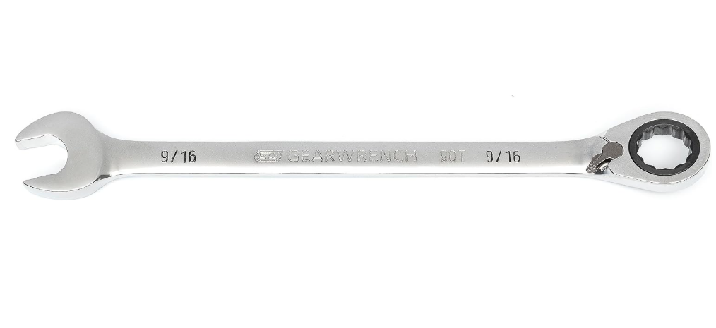 Gearwrench 86946 9/16" 90-Tooth 12 Point Ratcheting Combination Wrench