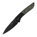 Kizer Spitfire | S35VN | Polished DLC | Titanium & Camo Carbon 80's | 3690A2