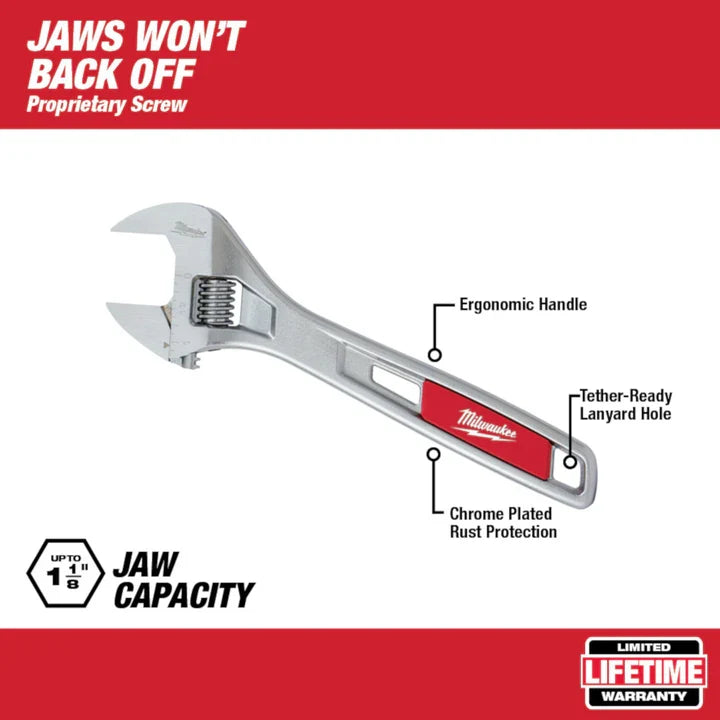 Milwaukee 48-22-7408 8 in. Adjustable Wrench