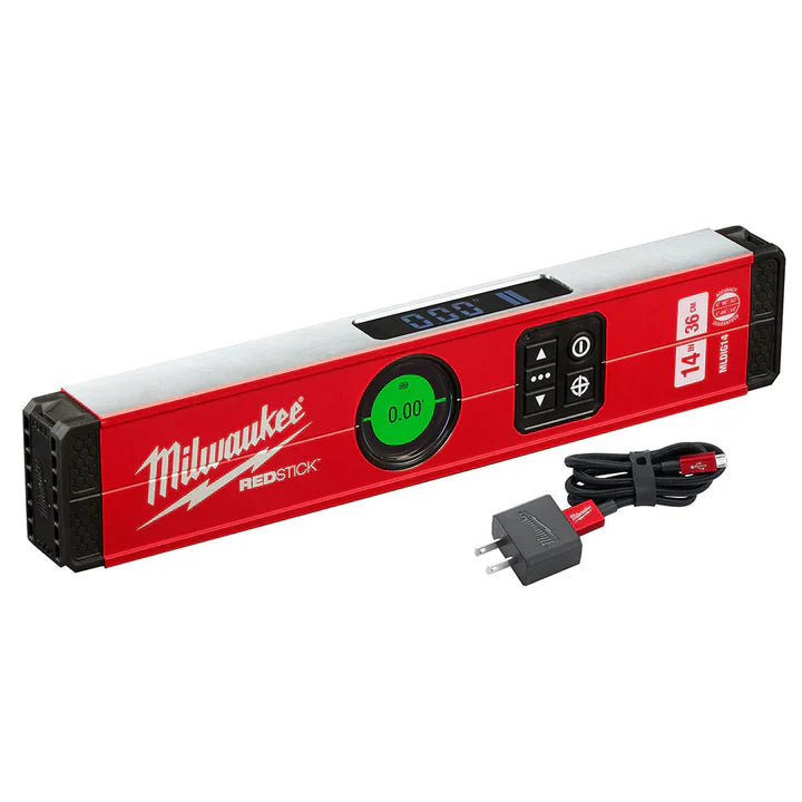 Milwaukee MLDIG14 14" Redstick Digital Level w/ Pinpoint Measurement Technology