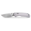 Vosteed Marten Top Liner Lock Knife Gray Aluminum (3" Satin 154CM)