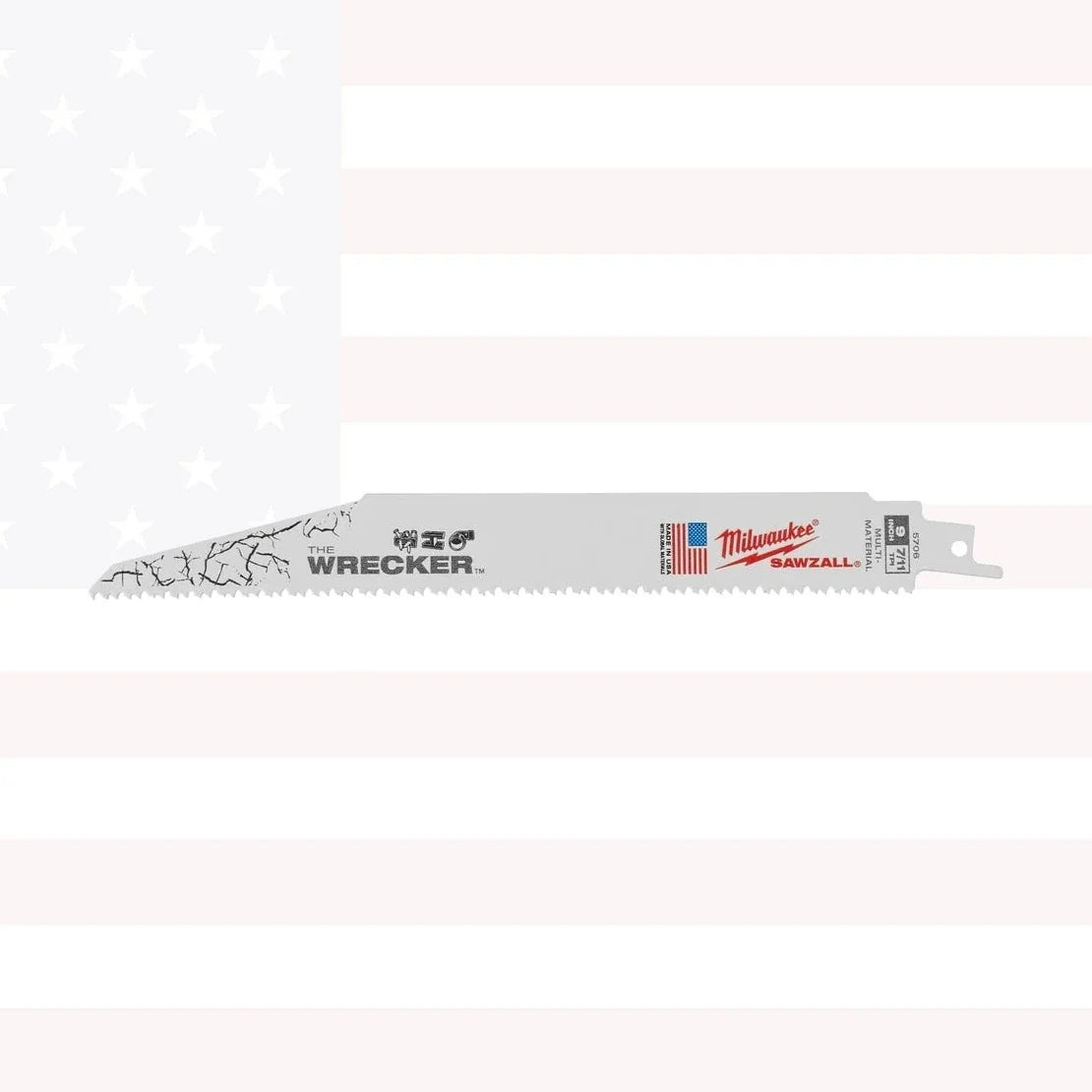 Milwaukee 48-00-8706 WRECKER Multi-Material SAWZALL Blade 9" 7/11TPI 25PK