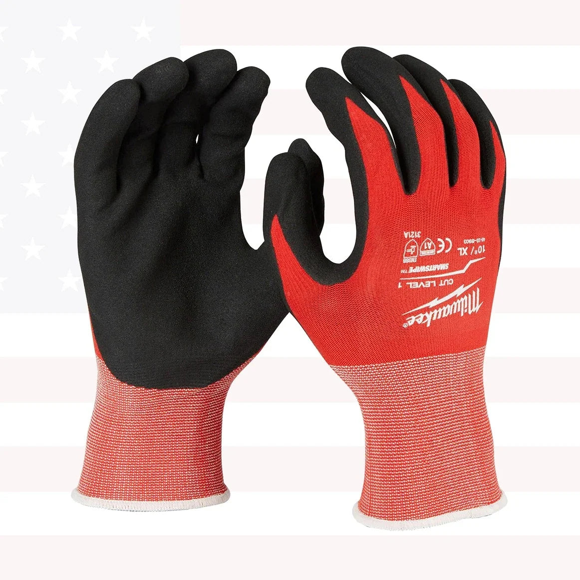 Milwaukee 48-22-8903B 12PK Cut 1 Dipped Gloves – XL