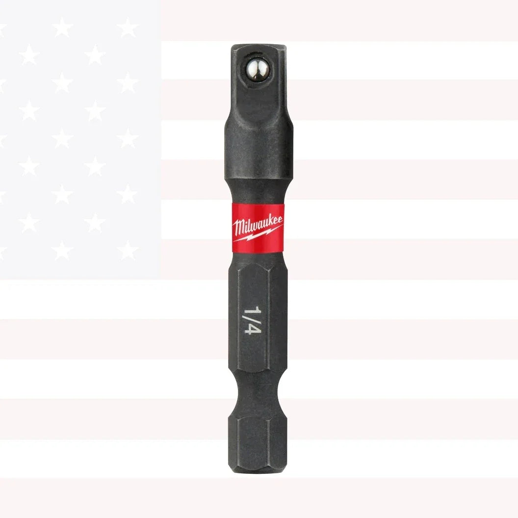 Milwaukee 48-32-5030 SHOCKWAVE 1/4" HEX SHANK TO 1/4" SOCKET Adapter