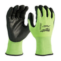 Milwaukee 48-73-8934B 12PC High Vis Cut Level 3 Poly Dipped Gloves - XXL