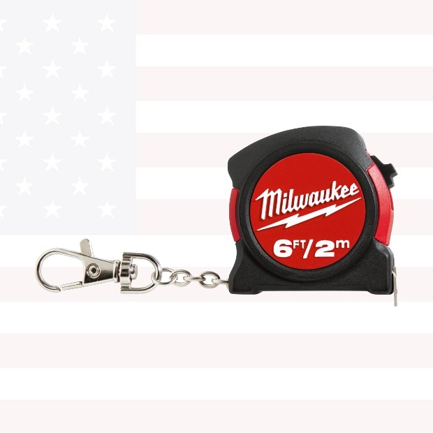 Milwaukee 48-22-5506 6ft / 2m Keychain Tape Measure