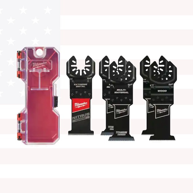 Milwaukee 49-10-9115W Multi-Tool Oscillating Blade Kit w/ NITRUS & Bi-Metal