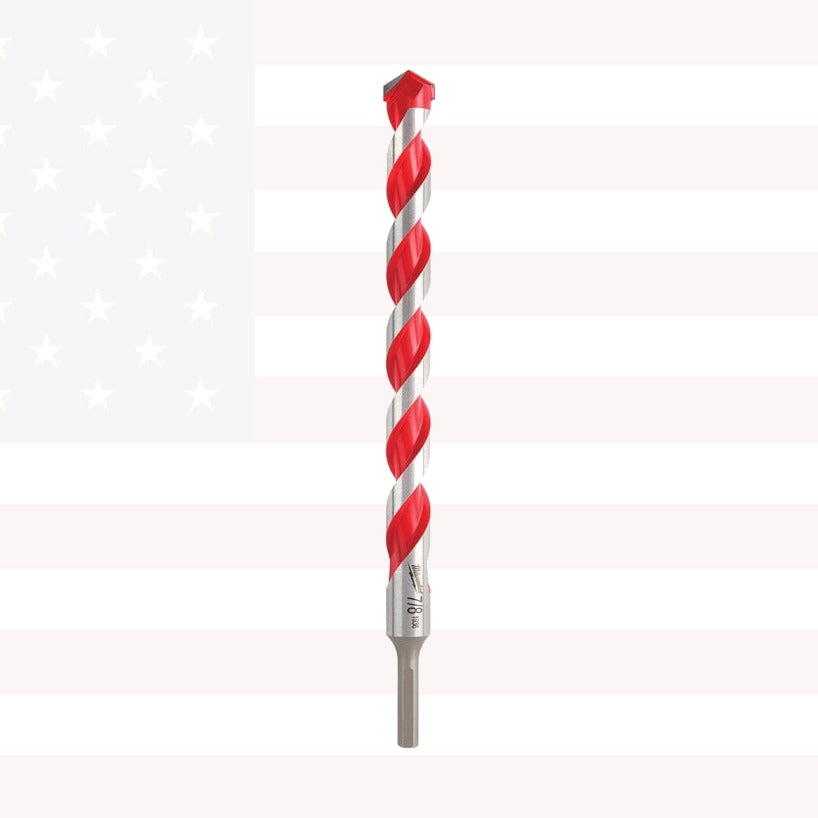 Milwaukee 48-20-9048 7/8" x 10" x 12" Carbide Hammer Drill Bit with POWER TIP