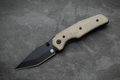 Chaves Knives OMEGASTREET Omega Street Liner Lock Black Blade w/ Green Micarta