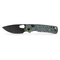 Vosteed Porcupine Top Liner Lock Knife Black Doodle Monster G-10 (3" Black SW)