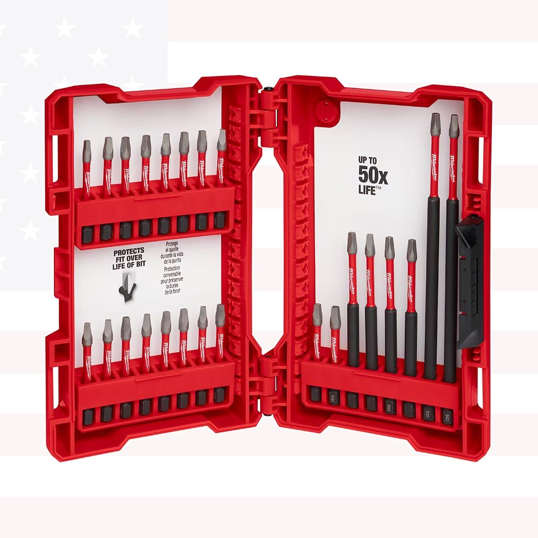 Milwaukee 48-32-4019 SHOCKWAVE Impact-Duty Driver Bit Set 24PC