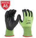 Milwaukee 48-73-8950B 12PC High Vis Level 5 Cut Resistant Poly Dipped Gloves - S