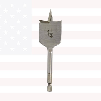 Milwaukee 48-27-0015 1-1/4" x 4.5" Flat Boring Bit