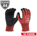 Milwaukee 48-22-8947B Level 4 Cut Resistant Dipped Work Gloves - L (12-Pack)