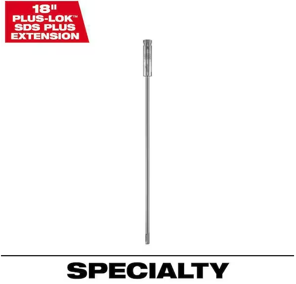 Milwaukee 48-20-6945 18" PLUS-LOK™ SDS Plus Extension