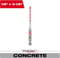 Milwaukee 48-20-9000 1/8" x 2" x 3-1/2" SHOCKWAVE™ Impact Duty Hammer Drill Bit