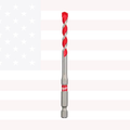 Milwaukee 48-20-9010 1/4" x 2" x 4" SHOCKWAVE Impact Duty Carbide Hammer Drill Bit