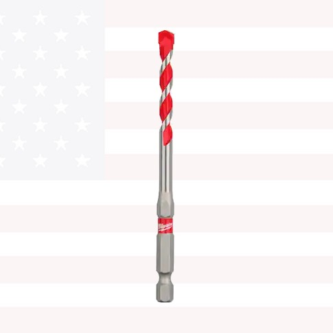 Milwaukee 48-20-9010 1/4" x 2" x 4" SHOCKWAVE Impact Duty Carbide Hammer Drill Bit