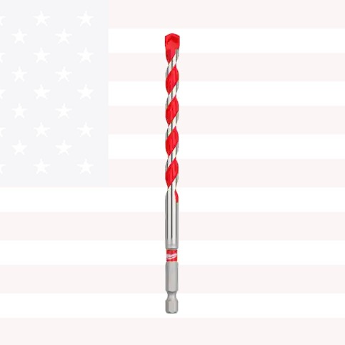 Milwaukee 48-20-9016 5/16" x 4" x 6" SHOCKWAVE Impact Duty Carbide Hammer Drill Bit