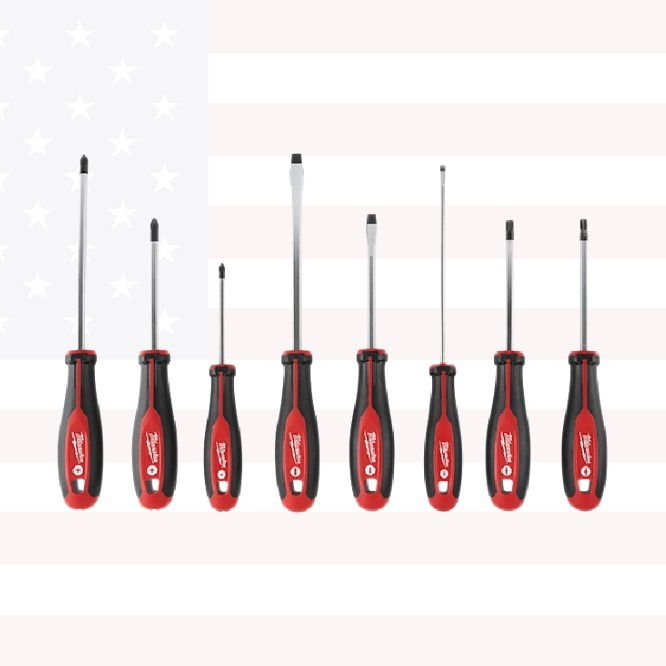 Milwaukee 48-22-2708 8pc Screwdriver Kit w/ ECX