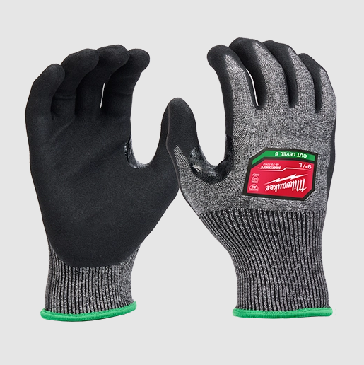 Milwaukee 48-73-7000B 12PC Small Cut Lvl 6 High-Dexterity Nitrile Dipped Gloves