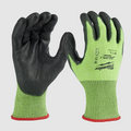 Milwaukee 48-73-8954-6PK High Vis Cut Level 5 Poly Dipped Gloves - XXL (6 Pack)