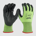 Milwaukee 48-73-8951B 12PC High Visibility Cut Level 5 Poly Dipped Gloves - M