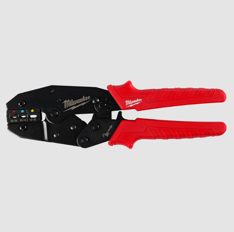Milwaukee 48-22-3084 Ratcheting Insulated Terminals Crimper (Open Box)