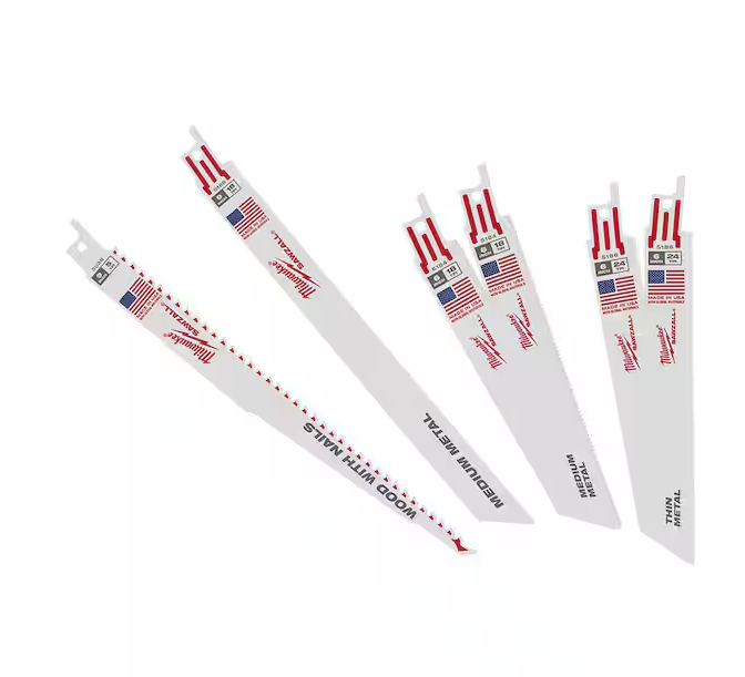 Milwaukee 49-22-1306A 6PC SAWZALL General Purpose Blade Set