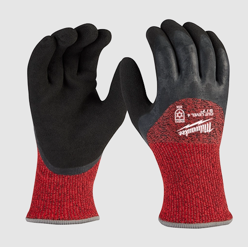 Milwaukee 48-73-7943B 12PC Cut Level 4 Winter Dipped Gloves - XL