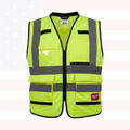 Milwaukee 48-73-5083 2XL/3XL Class 2 High Vis Yellow Performance Safety Vest