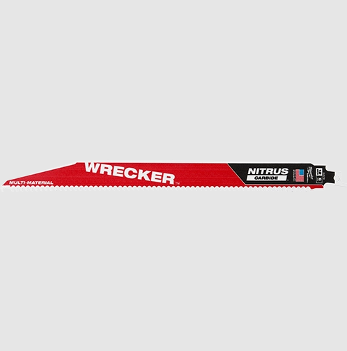 Milwaukee 48-00-5373 3PC 12" WRECKER with SAWZALL Blade for Multi-Material