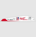 Milwaukee 48-01-2021 25PC 6" 5 TPI The AX Demo Wood Cutting SAWZALL Blade