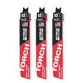 Milwaukee 48-00-5361 3PC 6" 8 TPI TORCH Cast Iron SAWZALL Blade