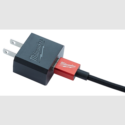 Milwaukee 48-59-1202 3ft Micro-USB Cable and 2.1A Wall Charger