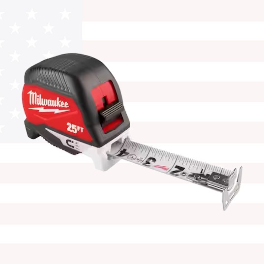 Milwaukee 48-22-1027M 25 ft. Electrician's Magnetic Tape Measure