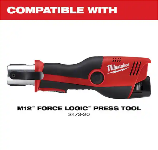 Milwaukee 49-16-2451C 1/2"PEX Crimp Jaw for M12 FORCE LOGIC Press Tool