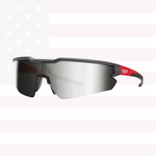 Milwaukee 48-73-2019 Safety Glasses with Mirror Anti-Scratch Lenses