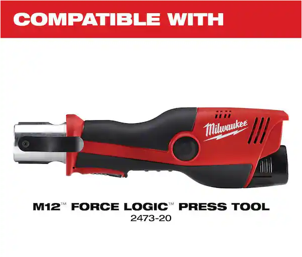 Milwaukee 49-16-2454C 1 " PEX Crimp Jaw for M12 FORCE LOGIC Press Tool