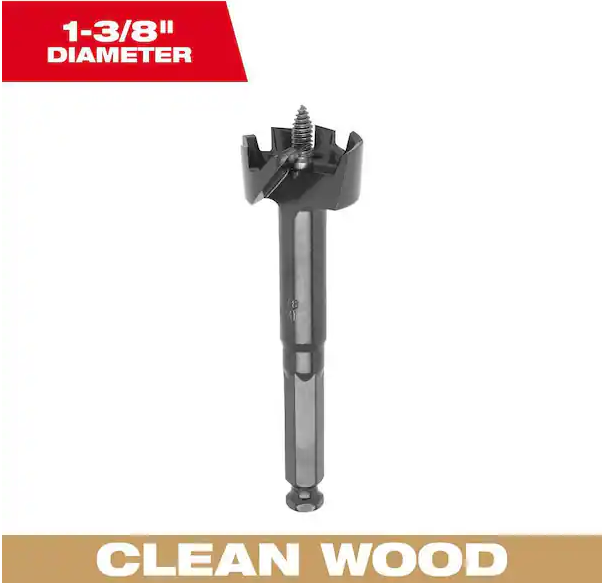 Milwaukee 48-25-1372 1-3/8 in. High-Speed Steel Self-Feed Bit