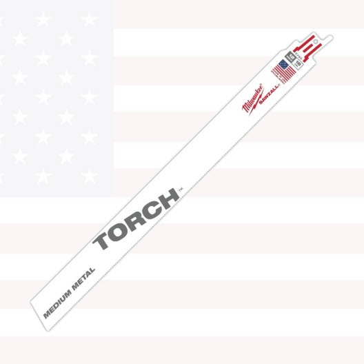 Milwaukee 48-00-8789 12" 18 TPI TORCH SAWZALL Blade for Medium Metal (25 PK)