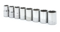 Crescent CSAS1N 8-piece 1/2" drive 12-point metric socket set