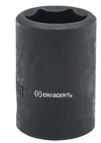 Crescent CIMS4N IMPACT SOCKET, 7/16" ,1/2" DRIVE, 6PT
