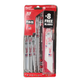 Milwaukee 49-22-1110-XTRA 10+8 SAWZALL Blade Set
