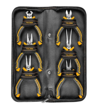 Tolsen Tools 10359 6PCS Mini Pliers Set