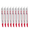 Milwaukee 48-00-1026 10PC 9" 5 TPI Wood Cutting SAWZALL Reciprocating Blades
