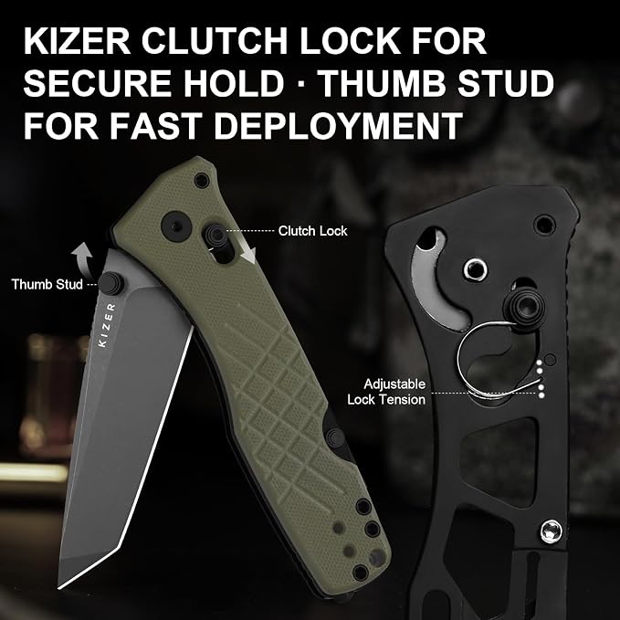 Aegis T AEB-L Green G10 Rescue Hook & Glass Breaker V32774CTA2